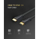 Кабель Ugreen ED015 HDMI - HDMI Flat Cable, v2.0, 4K 1.5 м (UGR-50819)