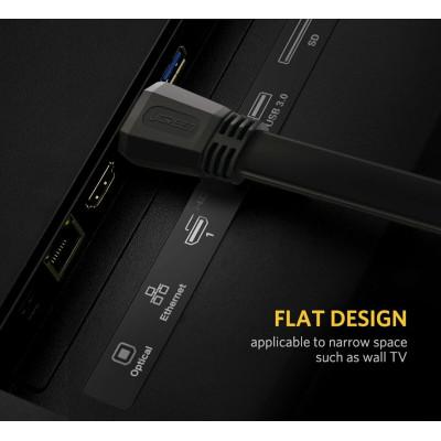 Кабель Ugreen ED015 HDMI - HDMI Flat Cable, v2.0, 4K 1.5 м (UGR-50819)