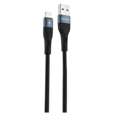 Кабель Proove Light Silicone 2.4А, USB Type-A to Apple Lightning 1м Black (49193)