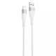 Кабель Proove Light Silicone 2.4А, USB Type-A to Apple Lightning 1м White (49193)