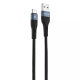 Кабель Proove Light Silicone 2.4А, USB Type-A to Micro-USB 1м Black (49195)