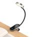 LED світильник для читання Baseus Comfort Reading Mini Clip Lamp з кліпсою 3W 4000K 350mAh Dark Gray (DGRAD-0G)