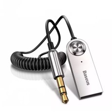 Bluetooth-адаптер Baseus Wireless Adapter Cable USB-A+AUX to Bluetooth 5.0 Black (CABA01-01)