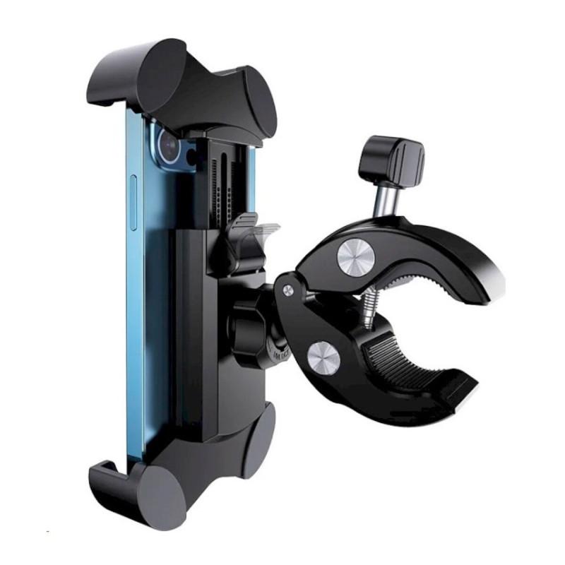 Велотримач для мобільного телефону Usams US-ZJ064 Cycling ShockProof Phone Holder Black (ZJ064ZJ01)