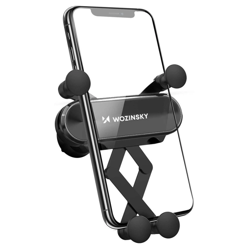 Автотримач для телефона Wozinsky Gravity Car Holder Black (WCH-05)