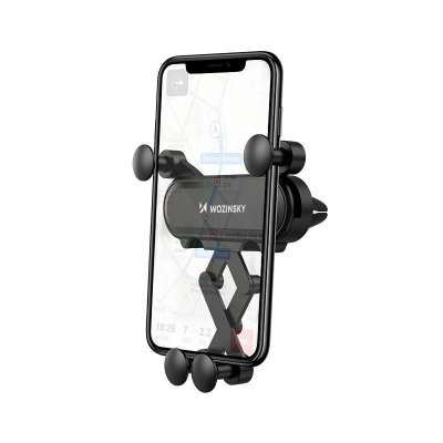 Автотримач для телефона Wozinsky Gravity Car Holder Black (WCH-05)