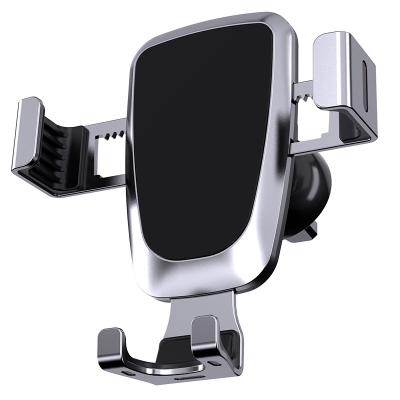 Автомобільний тримач для мобільного телефону Hurtel Gravity Smartphone Car Holder (Air Vent Version) Silver (YC08)