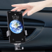 Автомобильный держатель для мобильного телефона Hurtel Gravity Smartphone Car Holder (Air Vent Version) Silver (YC08)