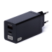 Мережевий зарядний пристрій Wozinsky 65W GaN charger USB + Type-C QC 3.0 PD Black (WWCG01)