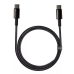 Кабель Baseus Tungsten Gold Data Cable 100W, Power Delivery, Quick Charge 3.0, 480Mbps, Type-C to Type-C 1м Black (CATWJ-01)