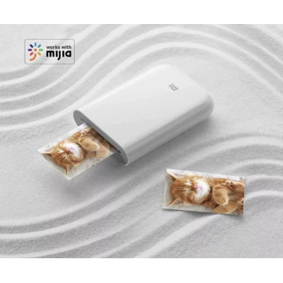 Ручной портативный фото принтер Xiaomi MI Pocket Photo Printer (для iOS, Android) White (TEJ4018GL)