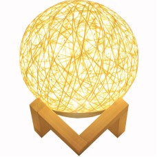 Настільний нічник RGB у вигляді планети з ниток 13 см