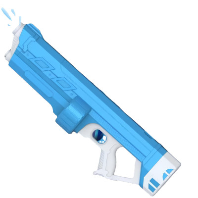 Водний бластер Electric Self priming Water Gun самозарядний з акумулятором та LED дисплеєм Sky Blue