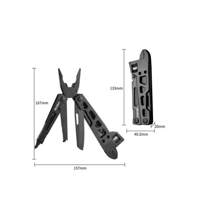 Мультитул Xiaomi Nextool Vanguard Multifunctional Wrench Black (NE20131)