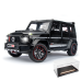 Коллекционная модель автомобиля Mercedes-Benz G63 Brabus 800 Black 1:24 на пьедестале