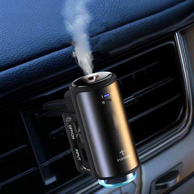 Автоматичний автомобільний аромадифузор Etonner Intelligent Car Aromatherapy Diffuser 220 mAh 3 аромати в комплекті Black (ET-03-A)