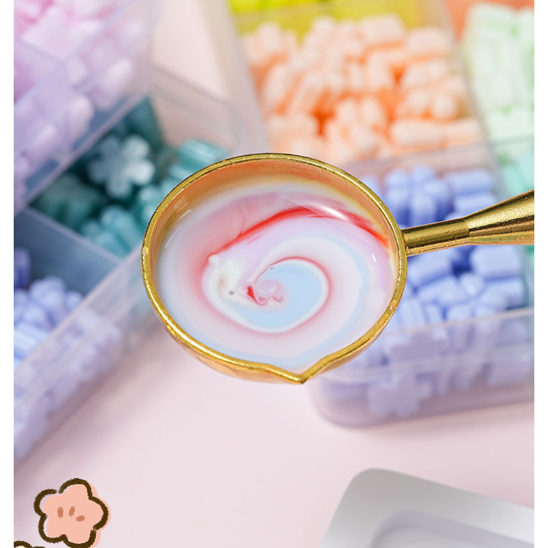 Набір сургучу для створення воскових печаток Sealing Wax Set Starry Sky у формі зірочок (AS356-24)