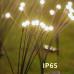 Садовий світильник світлячок для газону на сонячній батареї водонепроникний 10 LED ламп