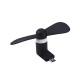 Fan flexible Micro-USB Black for phones