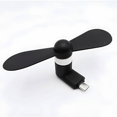 Вентилятор гнучкий Micro-USB Чорний для телефонів