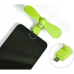 Вентилятор гнучкий Micro-USB Зелений для телефонів