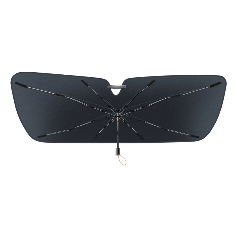 Автомобильная шторка на окно Baseus Coolride Windshield Sun Shade Umbrella LITE L 141x75 см Black