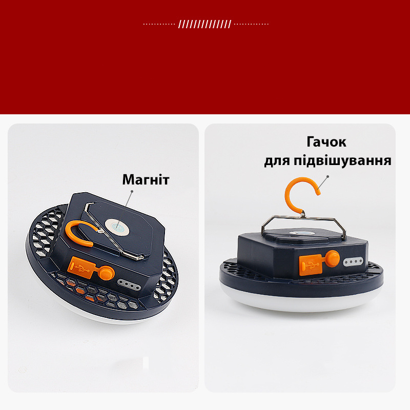 Світлодіодна лампа Yanni YN-F03 LED 30W Type-C з акумулятором (холодне світло)