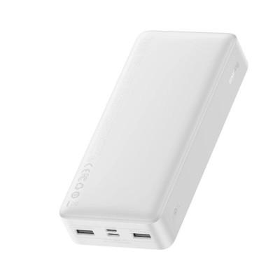 UMB Baseus Bipow Digital Display PowerBank 20000 mAh Type-C + 2xUSB + Micro USB 15W White (PPBD050102)