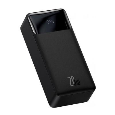 UMB Baseus Bipow Digital Fast Charge PowerBank 30000 mAh Type-C + 2xUSB + Micro USB 20W Black (PPBD050401)