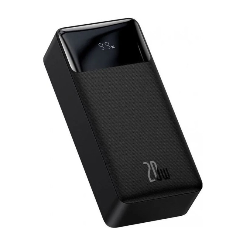 УМБ Baseus Bipow Digital Fast Charge PowerBank 30000 mAh Type-C + 2xUSB + Micro USB 20W Black (PPBD050401)