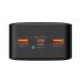 UMB Baseus Bipow Digital Fast Charge PowerBank 30000 mAh Type-C + 2xUSB + Micro USB 20W Black (PPBD050401)