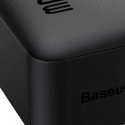 UMB Baseus Bipow Digital Fast Charge PowerBank 30000 mAh Type-C + 2xUSB + Micro USB 20W Black (PPBD050401)