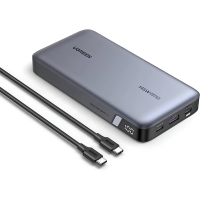 External battery (power bank) Ugreen 25000 mAh 145W 2x Type-C + 1x USB Type-A Gray (PB205/90597)