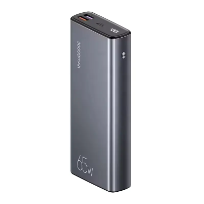 Зовнішній акумулятор (павербанк) Usams US-CD165 30000 mAh 65W 2x Type-A + 1x USB Type-C Grey (US-CD165/US-SJ459)