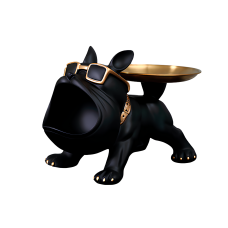 Keychain organizer for small things Bulldog Black (3329/3334)