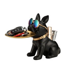 Keychain organizer for small things Bulldog Black (3332/3337)