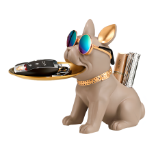 Keychain organizer for small things Bulldog Brown (3333/3338)