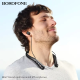 Наушники спортивные Borofone BE67 Sound Neck-mounted BT earphone, Bluetooth 5.4, 60 часов работы, 400mAh Black