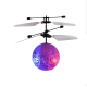 Toy helicopter Flying ball LED Violet