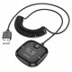 Bluetooth ресивер (FM-модулятор) Hoco E65 Unity car BT FM transmitter Black