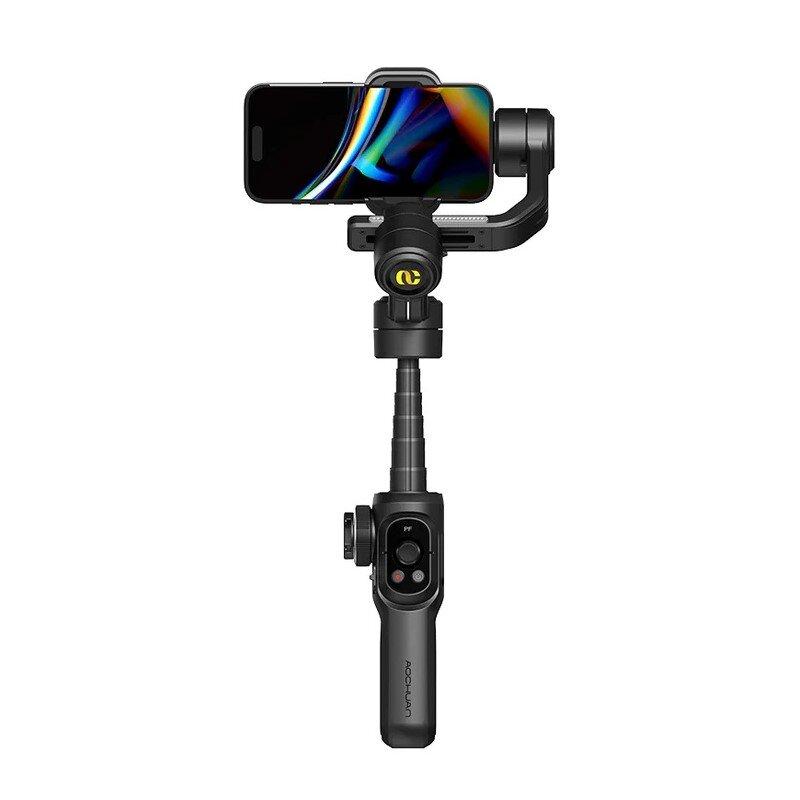 Стабілізатор ручний стедікам 3-х осьовий для телефону Aochuan Professional Gimbal Stabilizer Smart S2 Black