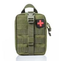 The tactical summary for the first aid kit for medicines explained with the MOLLE system Olivkov