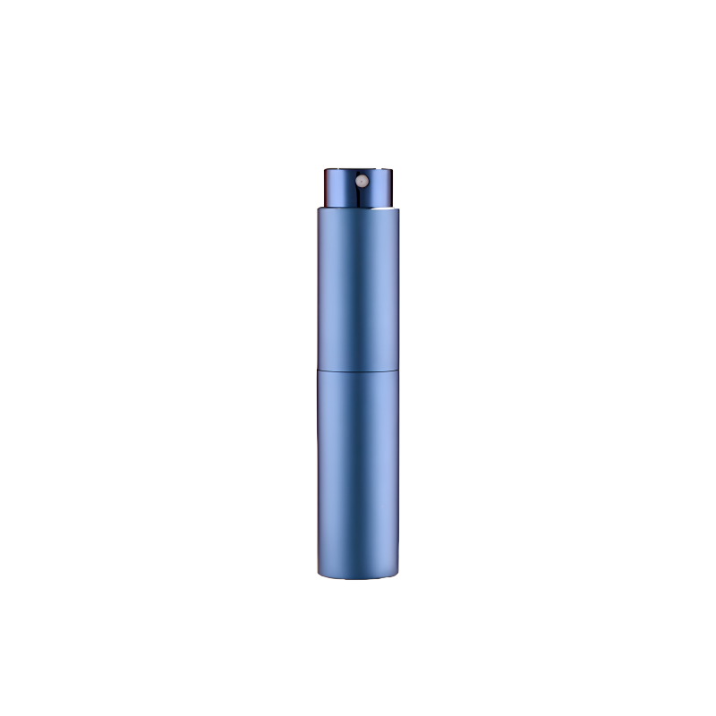 Metal perfume atomizer (retractable) 10 ml Blue