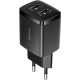 Network charger Baseus Compact Charger 2U 10.5W EU Black (CCXJ010201)