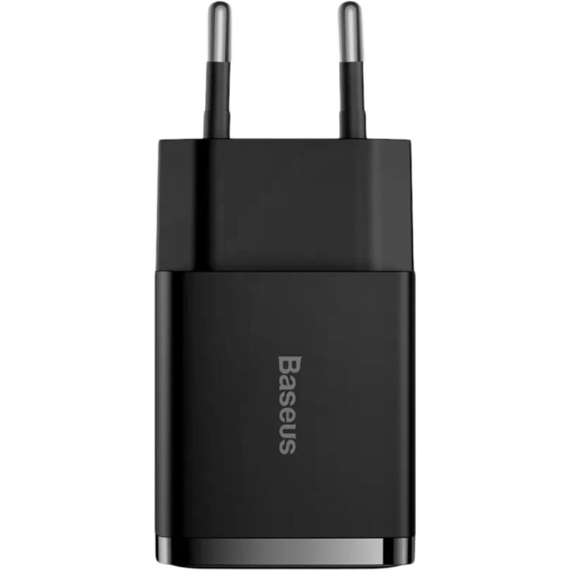 Network charger Baseus Compact Charger 2U 10.5W EU Black (CCXJ010201)