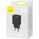 Network charger Baseus Compact Charger 2U 10.5W EU Black (CCXJ010201)