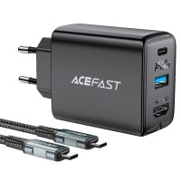 Network charger ACEFAST A17 65W GaN multi-function HUB charger set Black (AFA17B)