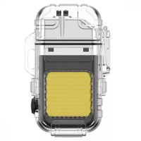 LED flashlight ZC-209 with a lighter