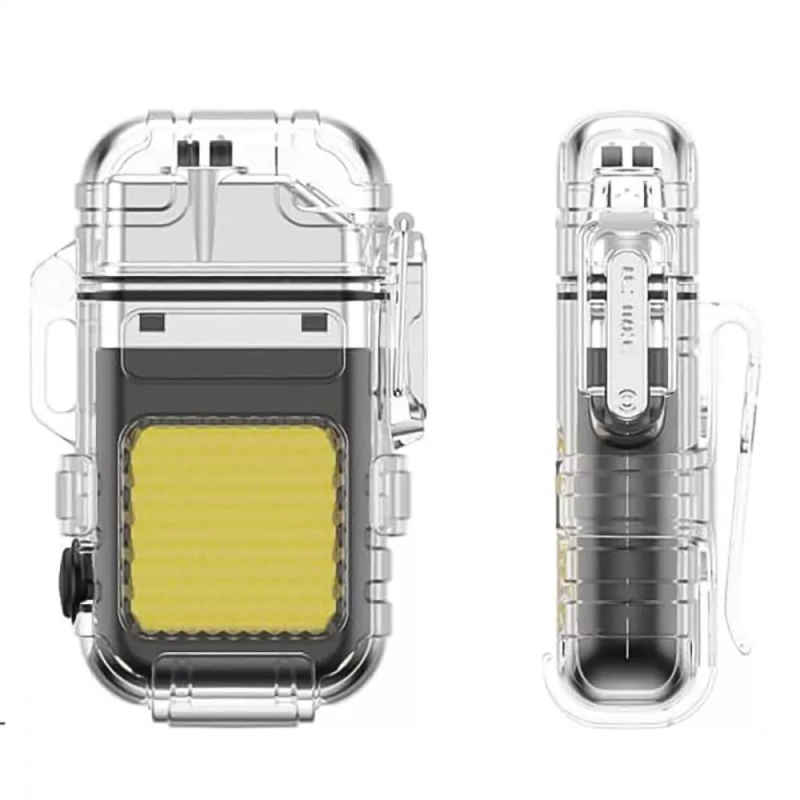 LED flashlight ZC-209 with a lighter