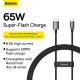 Кабель Baseus Superior Series (SUPERVOOC) Fast Charging Data Type-C 65W 1м Black (CAYS000901)